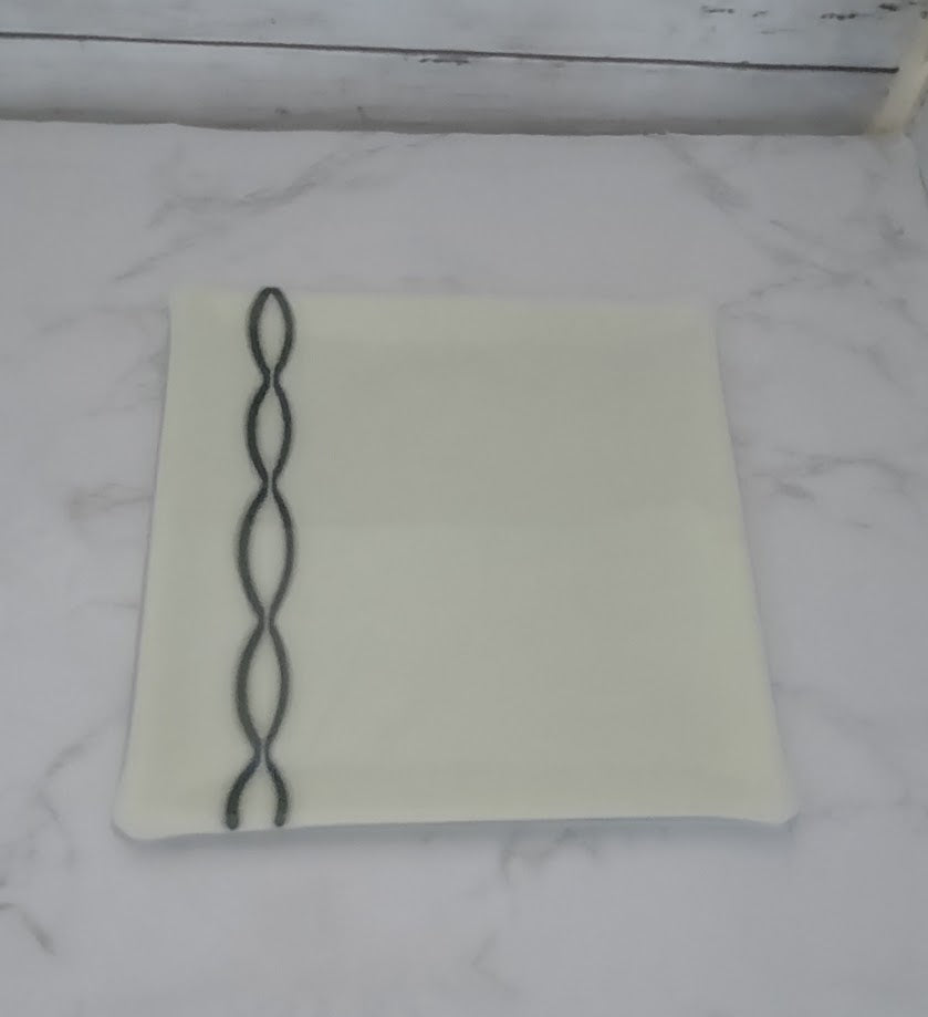 Fused Glass Reactive Glass Plate