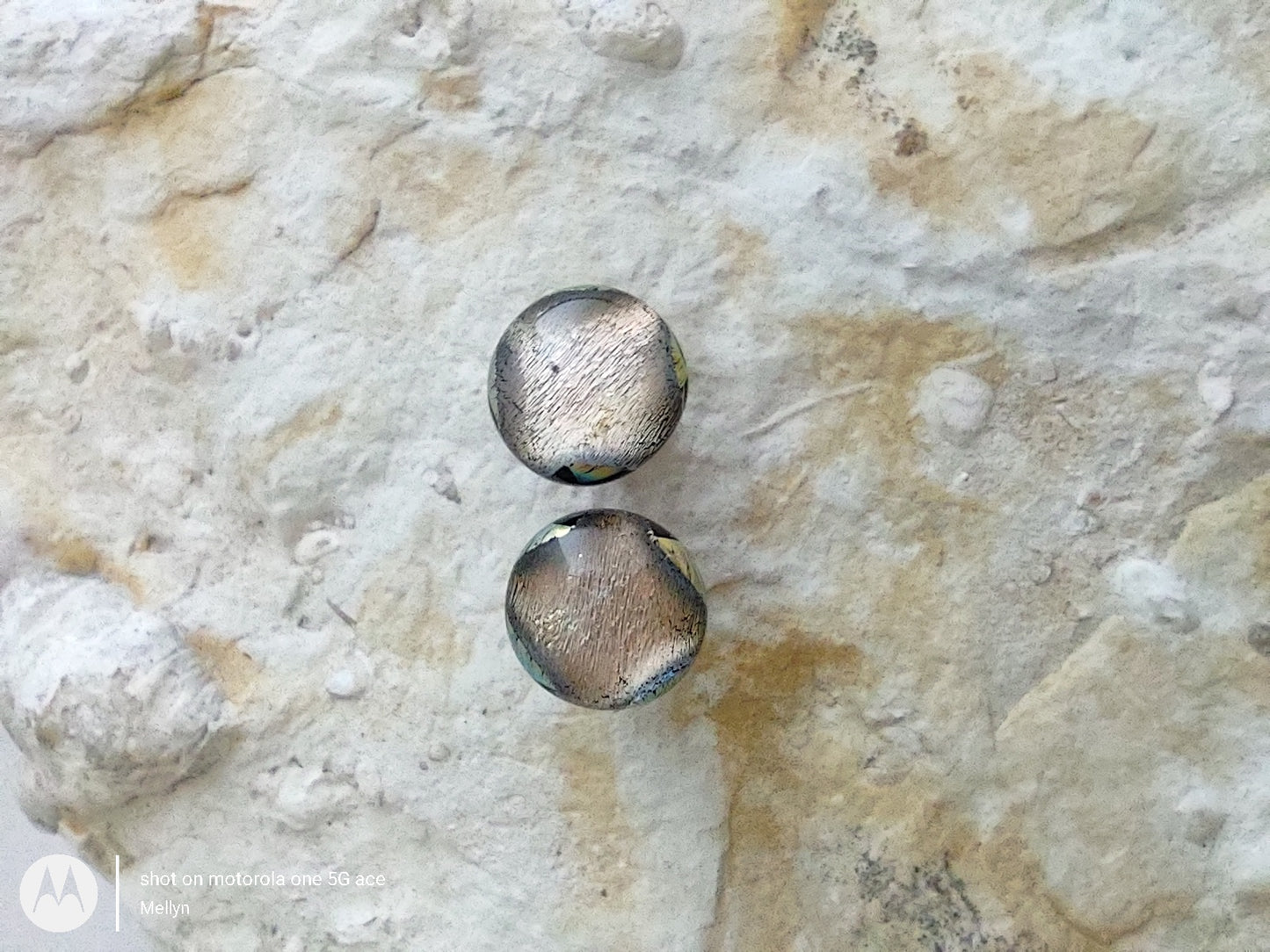 Shimmery Dichroic Post Earrings