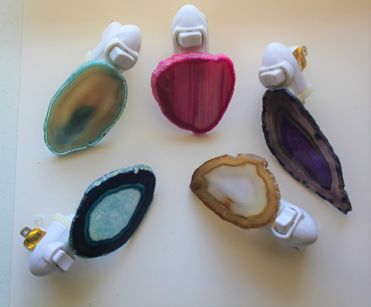 Sliced Agate Night Light