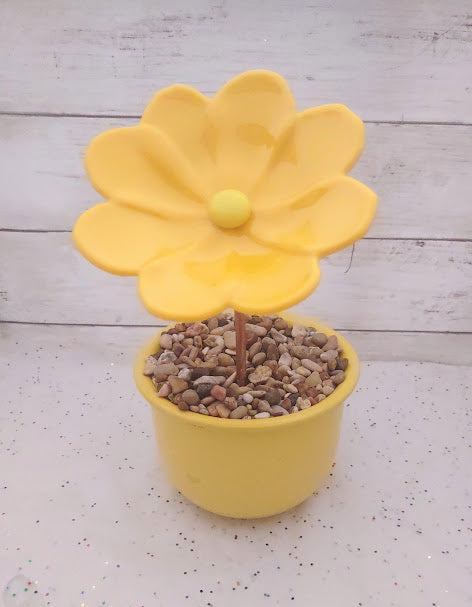 Daisy Fused Glass Flower Plant Stake Wholesale