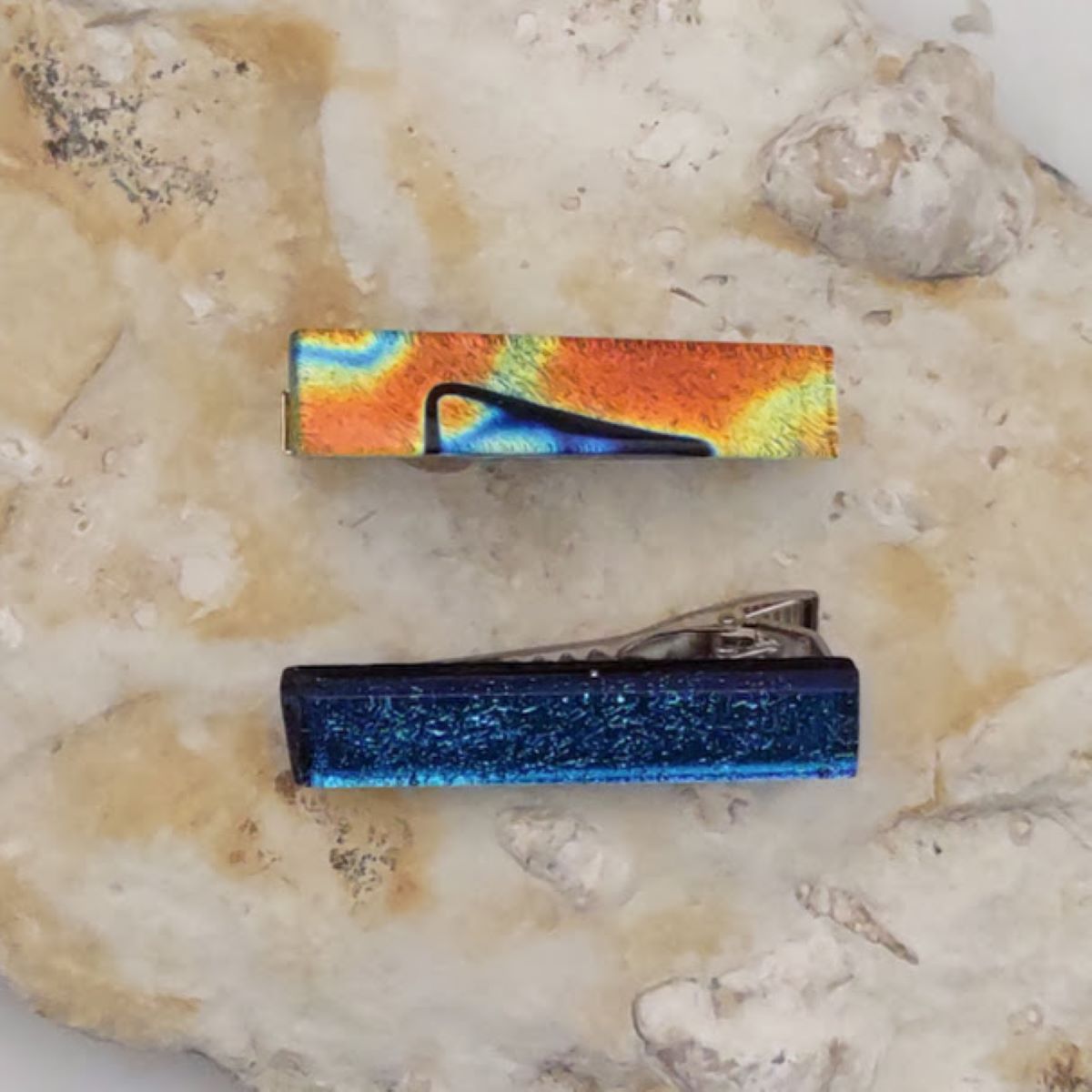 Dichroic Glass Tie Clip Wholesale
