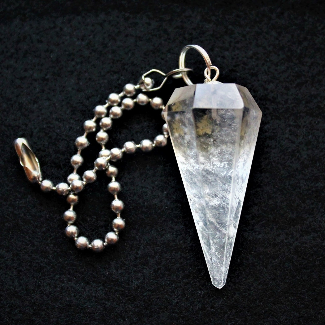 Clear Crystal Pendulum Fan Pull