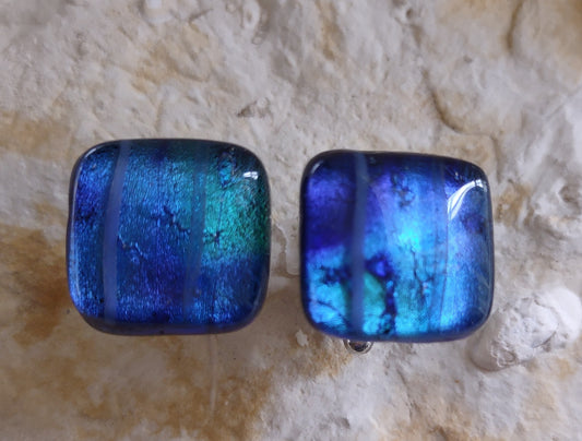 Dichroic Glass Cufflinks Wholesale