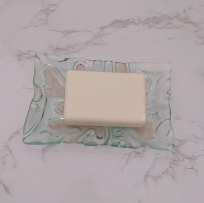 Fused Glass Ocean Themed Soap Dish