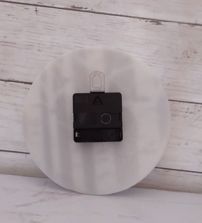 Fused Glass Aspen Birch Clock